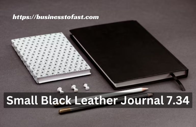 Small Black Leather Journal 7.34: Perfect for Writers